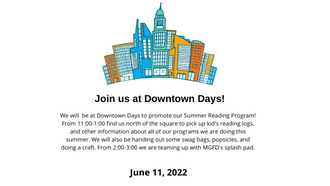 Join us at Downtown Days